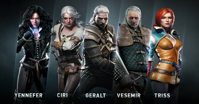 Just a few of the characters in the game.