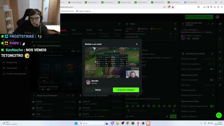 Rakyz live stream