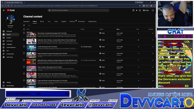 Devvcario live stream