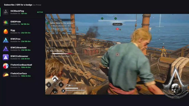 GetBadges live stream