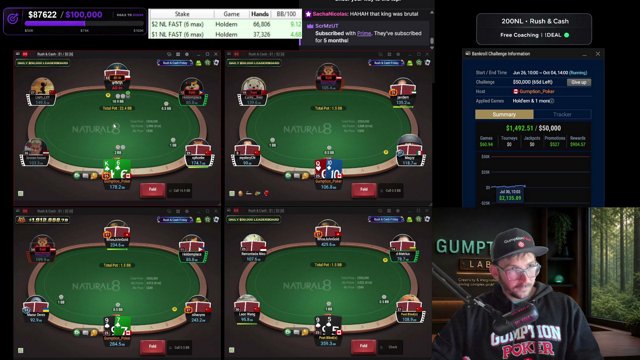 GumptionPoker live stream