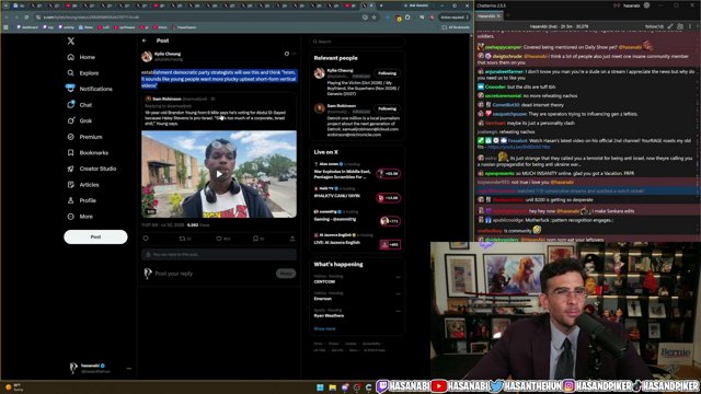 HasanAbi live stream
