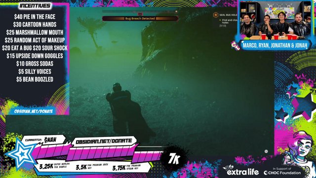 Obsidian live stream
