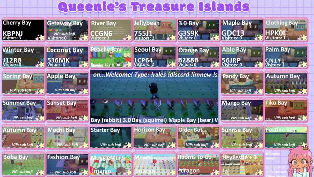 queeniestreasureislands live stream