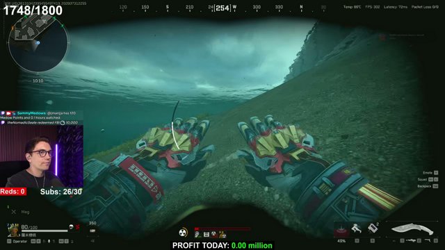 SammyMedows live stream