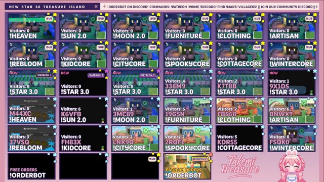 takemitreasureislands live stream