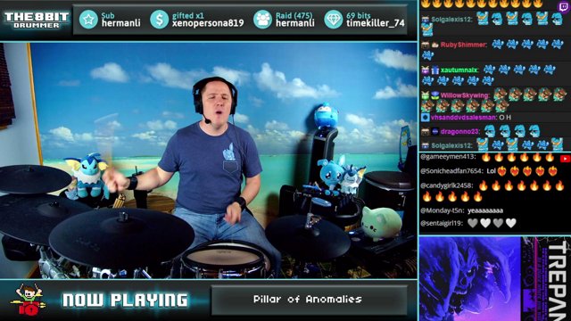 The8BitDrummer live stream