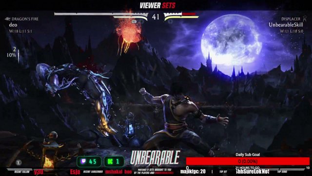 UnbearableSkill live stream