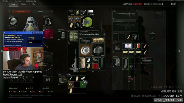 Buggy live stream