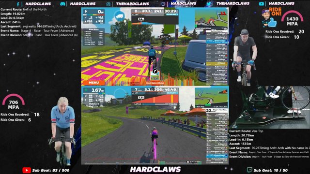 Hardclaws live stream