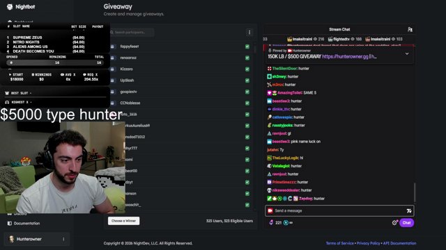 Hunterowner live stream