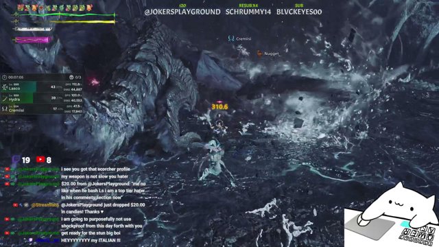 hydreles live stream