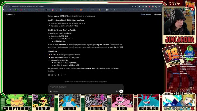 Jimcarona live stream