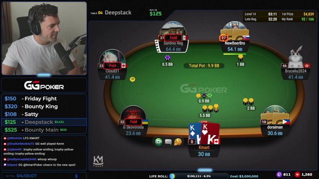 KmartPoker live stream
