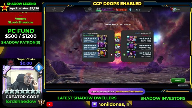 LordShaedow live stream