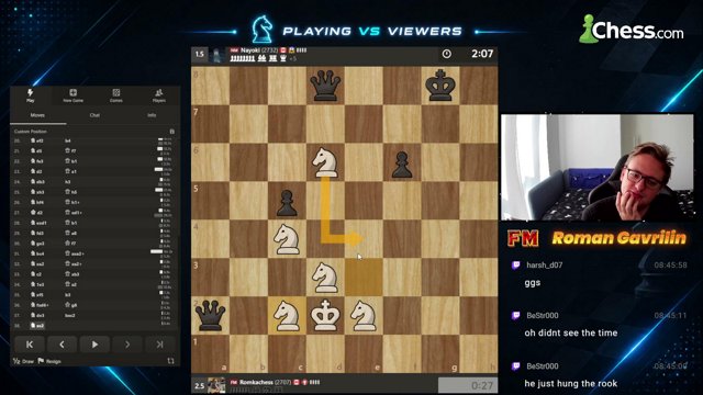 Romkachess live stream