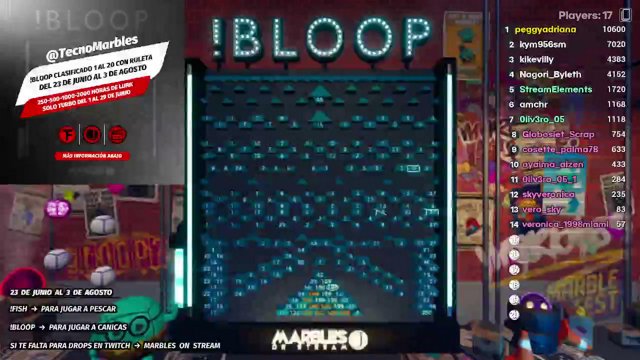 TecnoMarbles live stream
