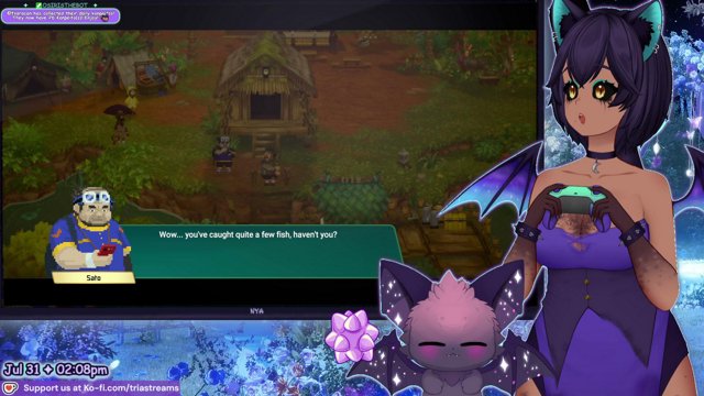 TriaCosmicgarden live stream